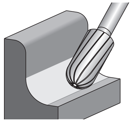 Cylindrical With Radius End - Shape C